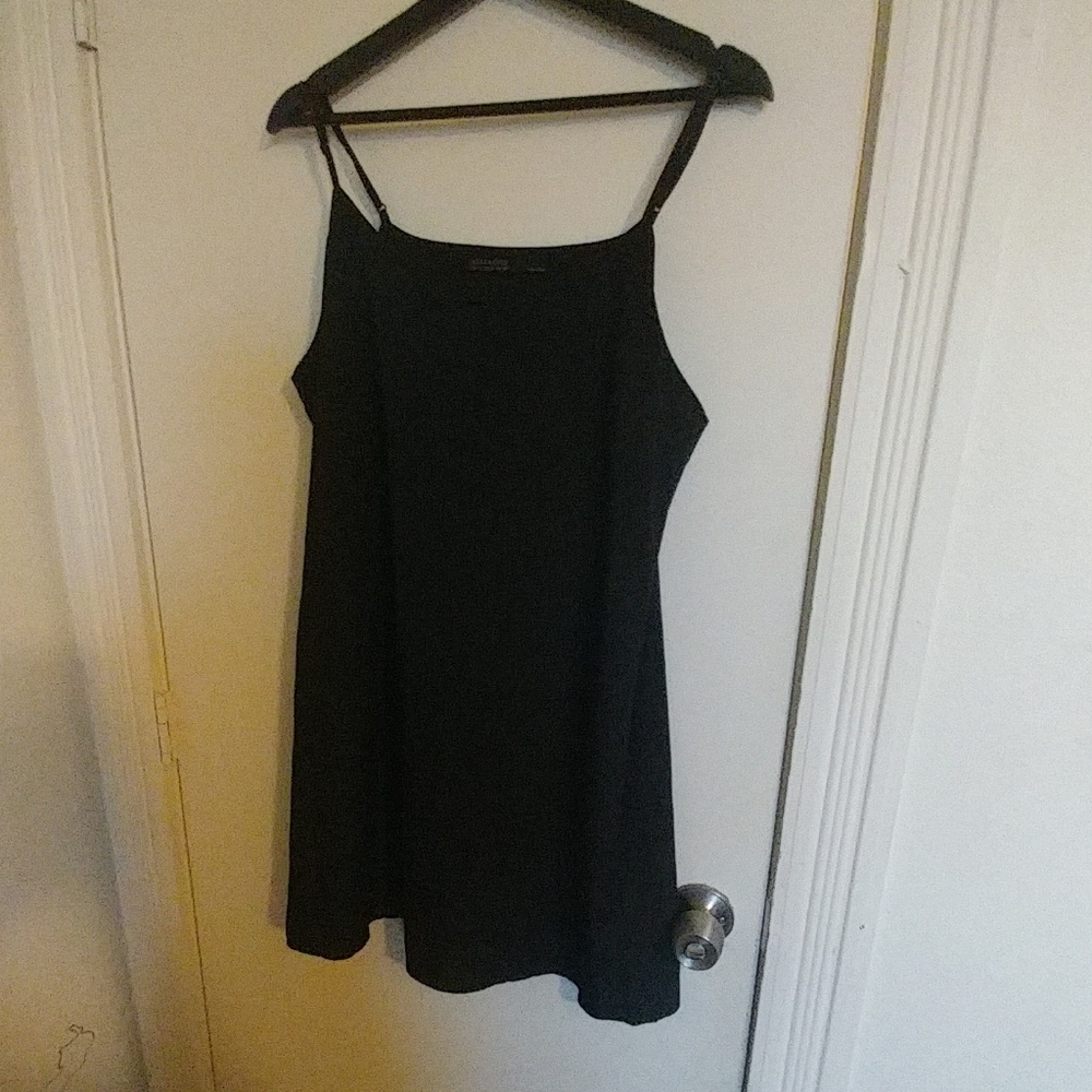 All Saints Black Slip Dress UK14 / US10